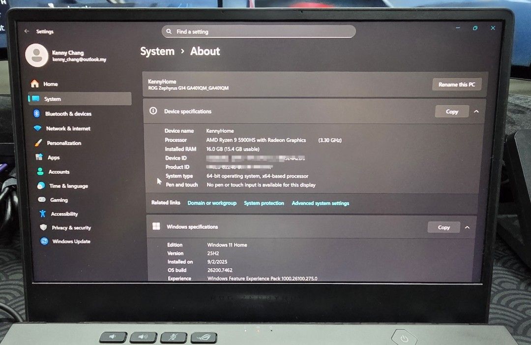 ASUS ROG Zephyrus G14 Laptop475868521993359363