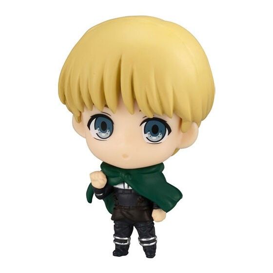 Attack on Titan Final Season Bandai Capsule Figure - Armin Arlelt (Category: Figurines & Statues) located in Malabon City. Submitted by kyuujuuhachi (Listing ID 1442396931, Image 3). Description: - Brand new, sealed in plastic - Can offer bundle price if ordering multiple.