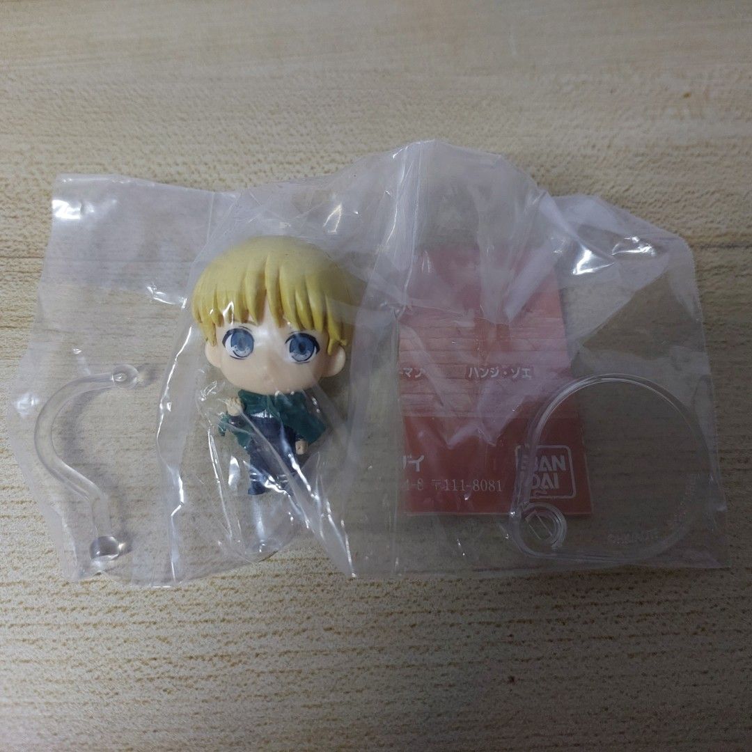 Attack on Titan Final Season Bandai Capsule Figure - Armin Arlelt (Category: Figurines & Statues) located in Malabon City. Submitted by kyuujuuhachi (Listing ID 1442396931, Image 1). Description: - Brand new, sealed in plastic - Can offer bundle price if ordering multiple.