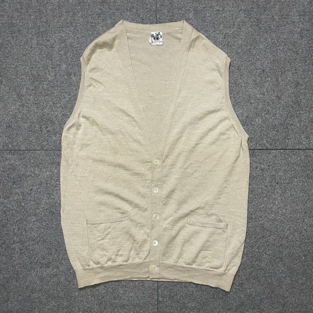 Authentic Lanvin Paris vest wool (Category: Vests) located in Iloilo. Submitted by icy.flame5001_auth (Listing ID 1442515469, Image 1). Description: Width: 23 Length: 28 Large Authentic .