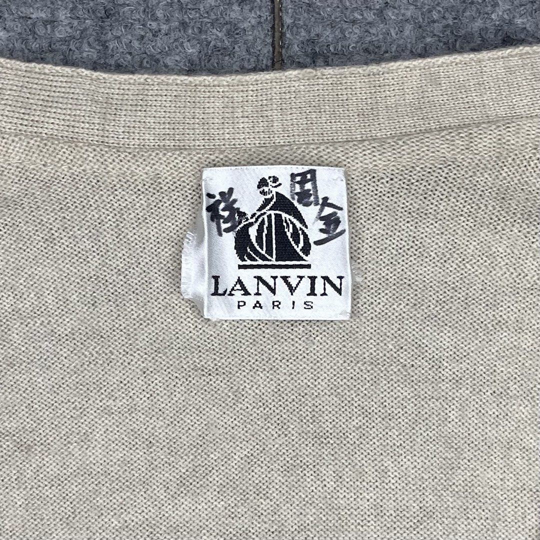 Authentic Lanvin Paris vest wool (Category: Vests) located in Iloilo. Submitted by icy.flame5001_auth (Listing ID 1442515469, Image 3). Description: Width: 23 Length: 28 Large Authentic .