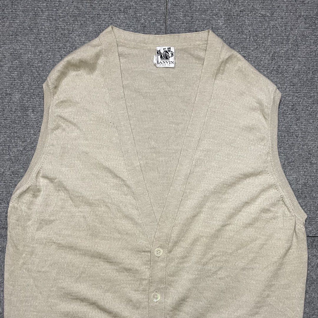 Authentic Lanvin Paris vest wool (Category: Vests) located in Iloilo. Submitted by icy.flame5001_auth (Listing ID 1442515469, Image 2). Description: Width: 23 Length: 28 Large Authentic .