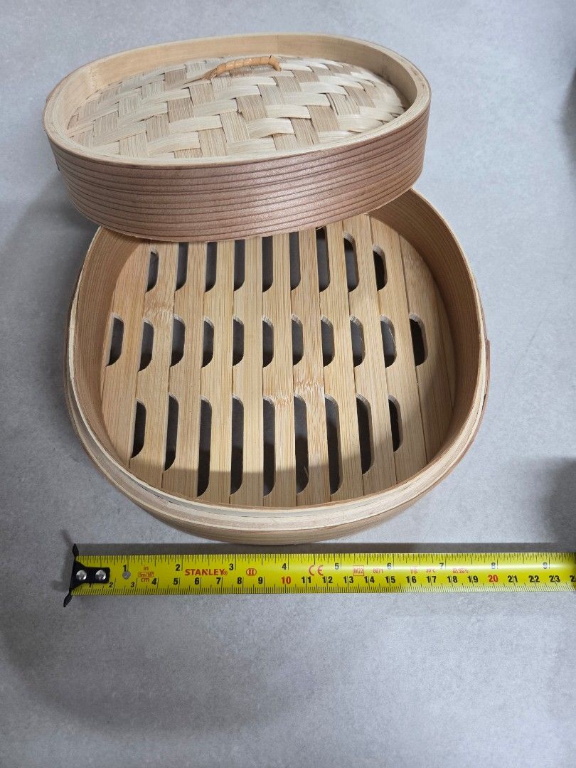 Bamboo Steamer Basket with Lid for Cooking475817615746017282