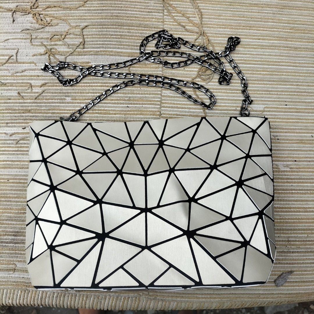 Baobao Issey Miyake Geometric Bag (Category: Luxury Bags & Wallets) located in Aloran. Submitted by thrift_hunter73 (Listing ID 1442499292, Image 1). Description: Baobao Issey Miyake Geometric Bag.
