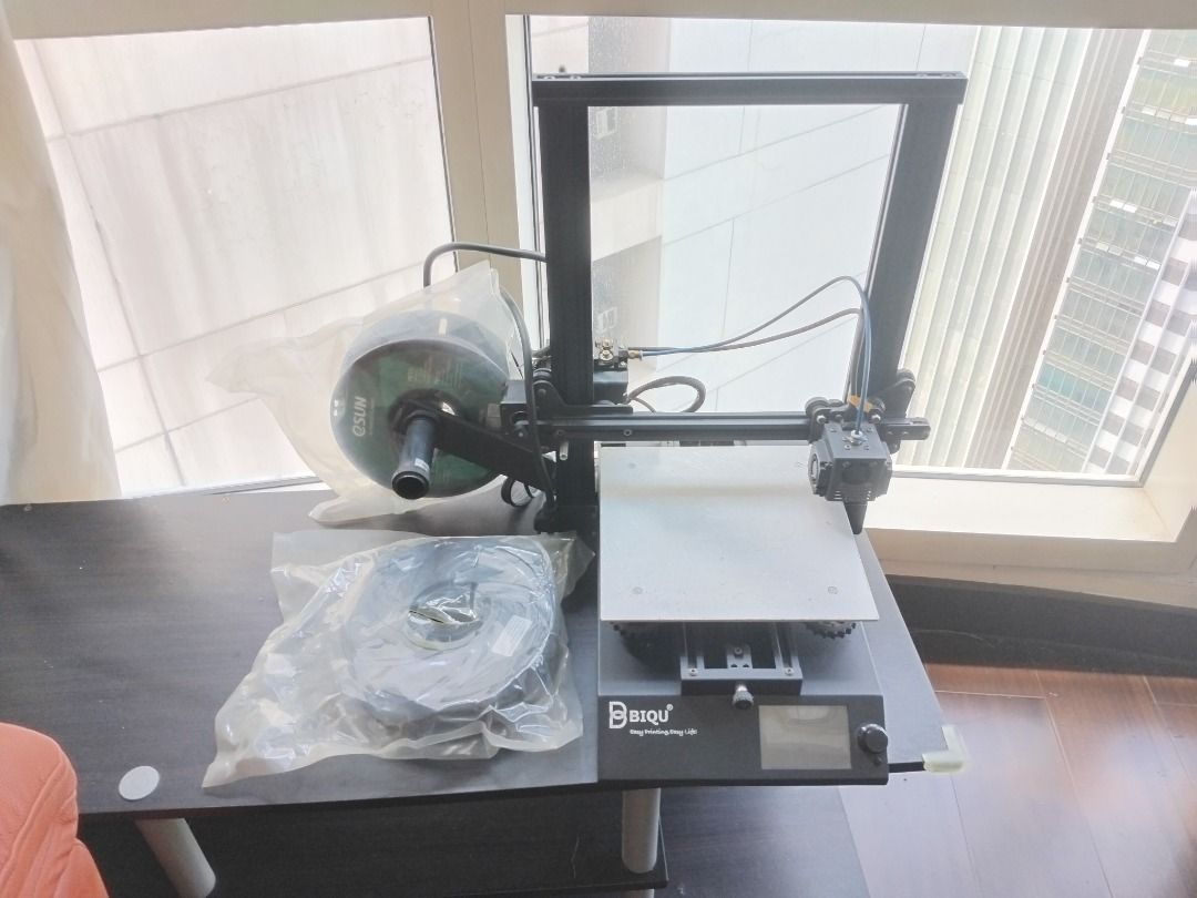 BIQU 3D Printer with Filament Spool (Category: Printers, Scanners & Copiers) located in Caloocan City. Submitted by silentriver_62bfee (Listing ID 1442401300, Image 2). Description: - BIQU 3D printer - Includes a spool of filament - Ready for your next project - Ideal for hobbyists and makers - Easy to set up and use - Unleash your creativity.