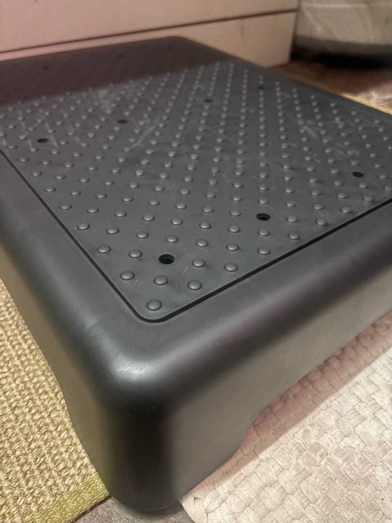 Black Portable Car Step Stool for Easy Entry (Category: Chairs) located in Makati City. Submitted by iamtolits (Listing ID 1442482453, Image 3). Description: - Makes getting into your car easier - Portable and sturdy design - Textured surface for a secure grip - Ideal for SUVs, trucks, and anyone needing extra height - Folds flat for convenient storage.