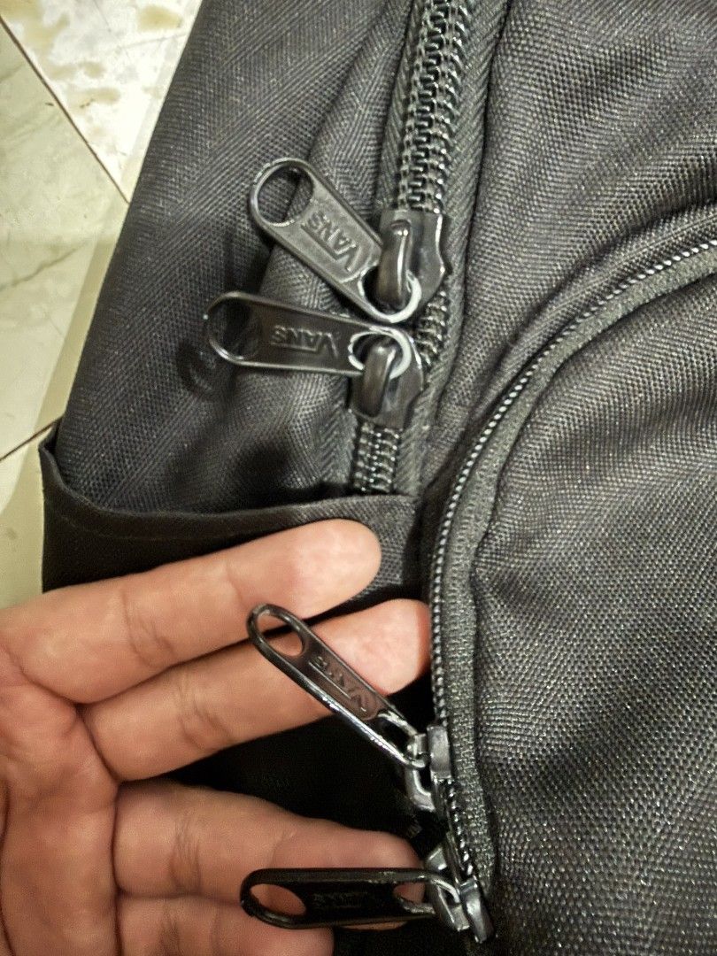 Black Vans Backpack (Category: Backpacks) located in Manila. Submitted by its.thrifted (Listing ID 1442526129, Image 3). Description: - Classic black Vans backpack - Iconic embroidered Vans logo on front pocket - Vans branded zippers - Ample interior space for essentials - Ideal for school or everyday use.