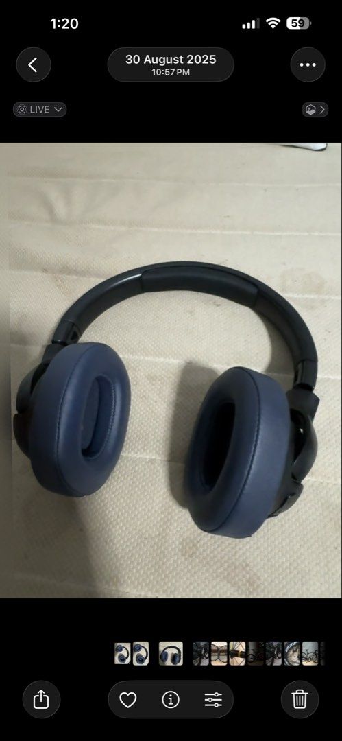 Blue JBL headphones wireless Bluetooth475976322684047361