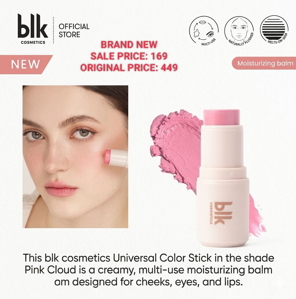 Brand New BLK Cosmetics Universal Multi-use Stick (Category: Makeup) located in Santa Maria. Submitted by ecowshop.pre-loved (Listing ID 1442455565, Image 1). Description: .