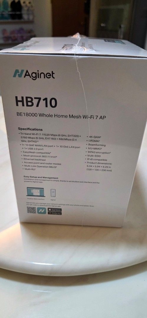 [Brand New in Box] TP-Link HB710 BE18000 Whole Home Mesh WiFi 7 WiFi Router