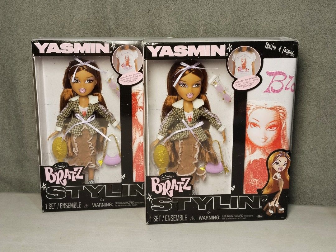 Bratz Stylin Yasmin (Category: Kids Toys) located in General Trias. Submitted by noahslittletreasure (Listing ID 1442407945, Image 1). Description: Bratz Stylin Yasmin Brand new NRFB - comes with Exclusive Shirt - not perfect screening/ box.