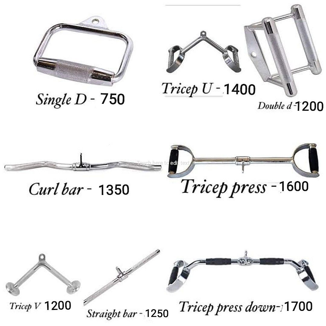 Cable attachment bar (Category: Weights & Dumbbells) located in Valenzuela. Submitted by carlo_023 (Listing ID 1442524259, Image 2). Description: .