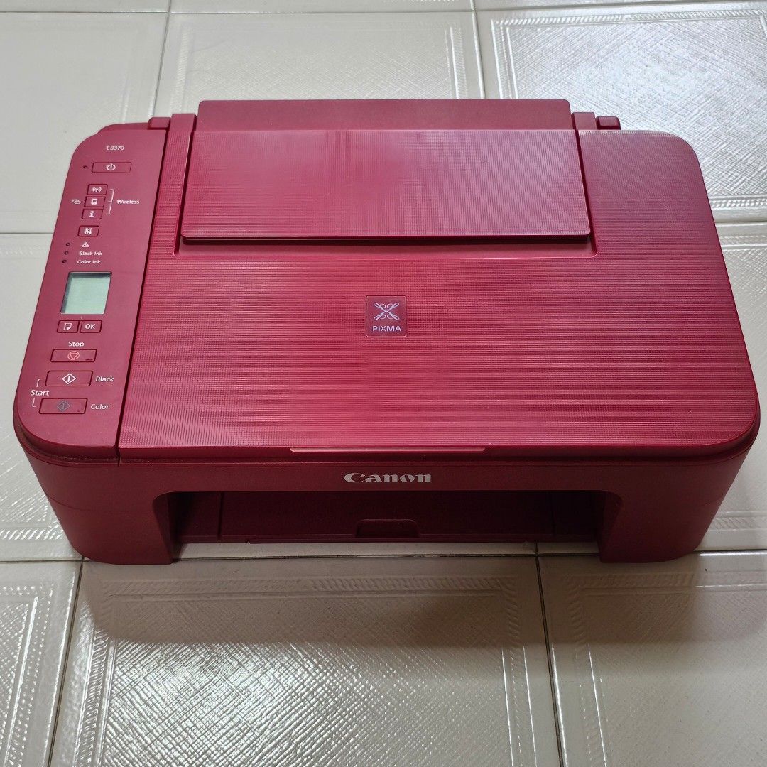 Canon E3370 Printer (Red)475634778254223361