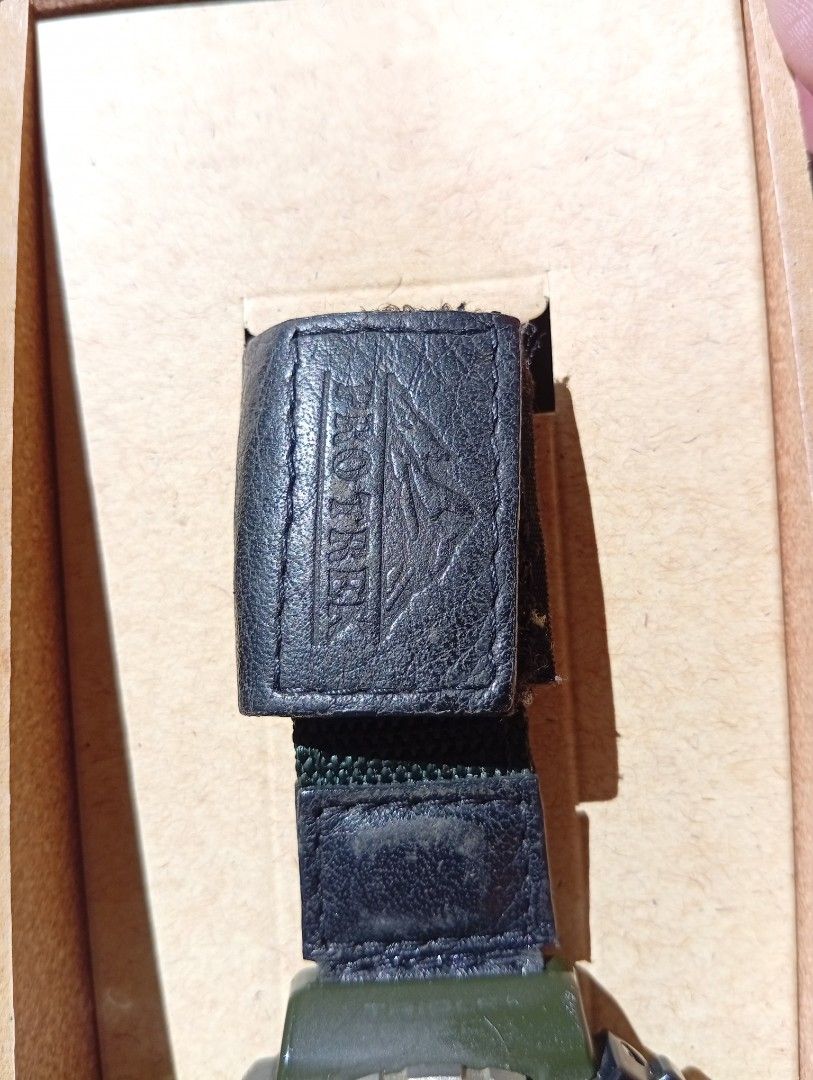 Casio Pro Trek Watch PRT-40 (Category: Men's Watches) located in Cabadbaran. Submitted by lagiuminomtubig1 (Listing ID 1442403741, Image 3). Description: - Casio Pro Trek Watch - Water Resistant: 10 BAR - Strap: Original black leather strap - Extra Strap: nato nylon strap included - Accessories: Original box included - Ideal for: Outdoor activities - Condition: Selling as is.