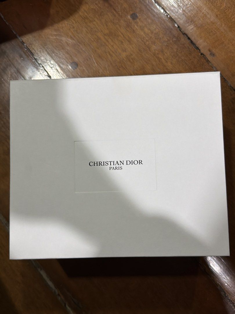 Christian Dior Gift Box (Category: Luxury Accessories) located in Manila. Submitted by ericajusti87611 (Listing ID 1442499588, Image 1). Description: - Genuine Christian Dior Paris gift box - Includes pillow and original inner packaging - this was included when I was gifted a Dior perfume - Ideal for storing small accessories - Perfect for gift presentation - I am also selling the original paper bag that came with it.