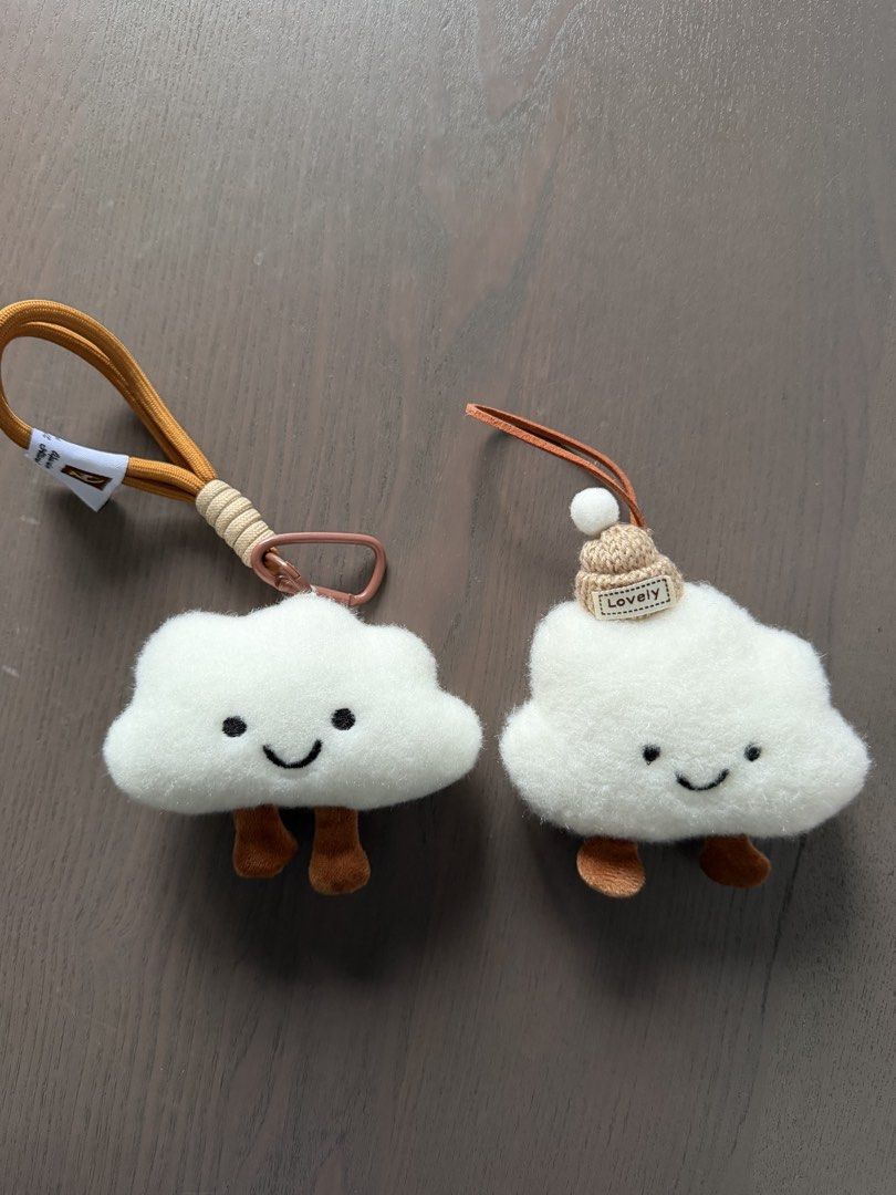 Cloud Keychain (Category: Character Goods) located in Singapore. Submitted by m394n (Listing ID 1442433409, Image 1). Description: 1 for $3, 2 for $5.