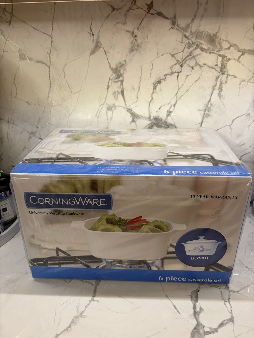 CorningWare Classics 6 Piece Casserole Set Lilyville