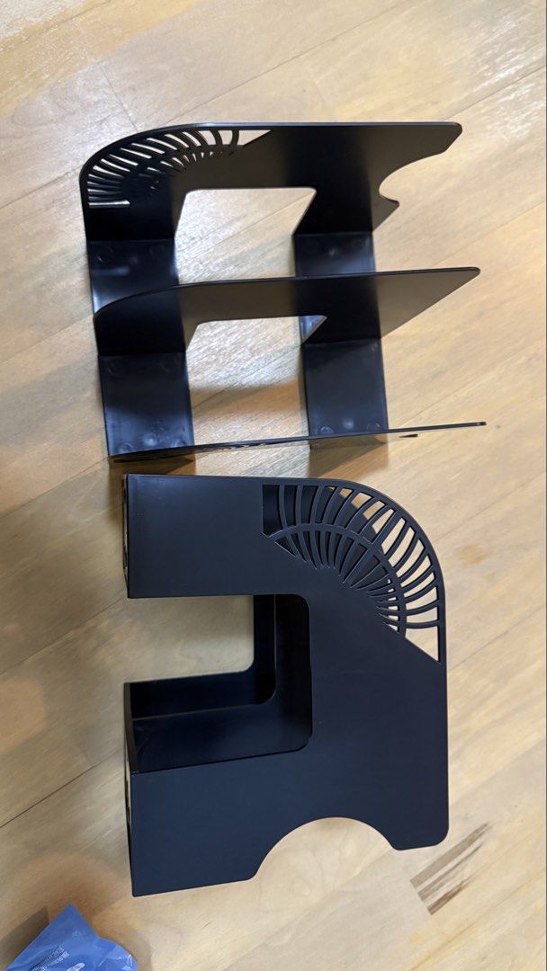Daiso Black Metal Desk Organizer