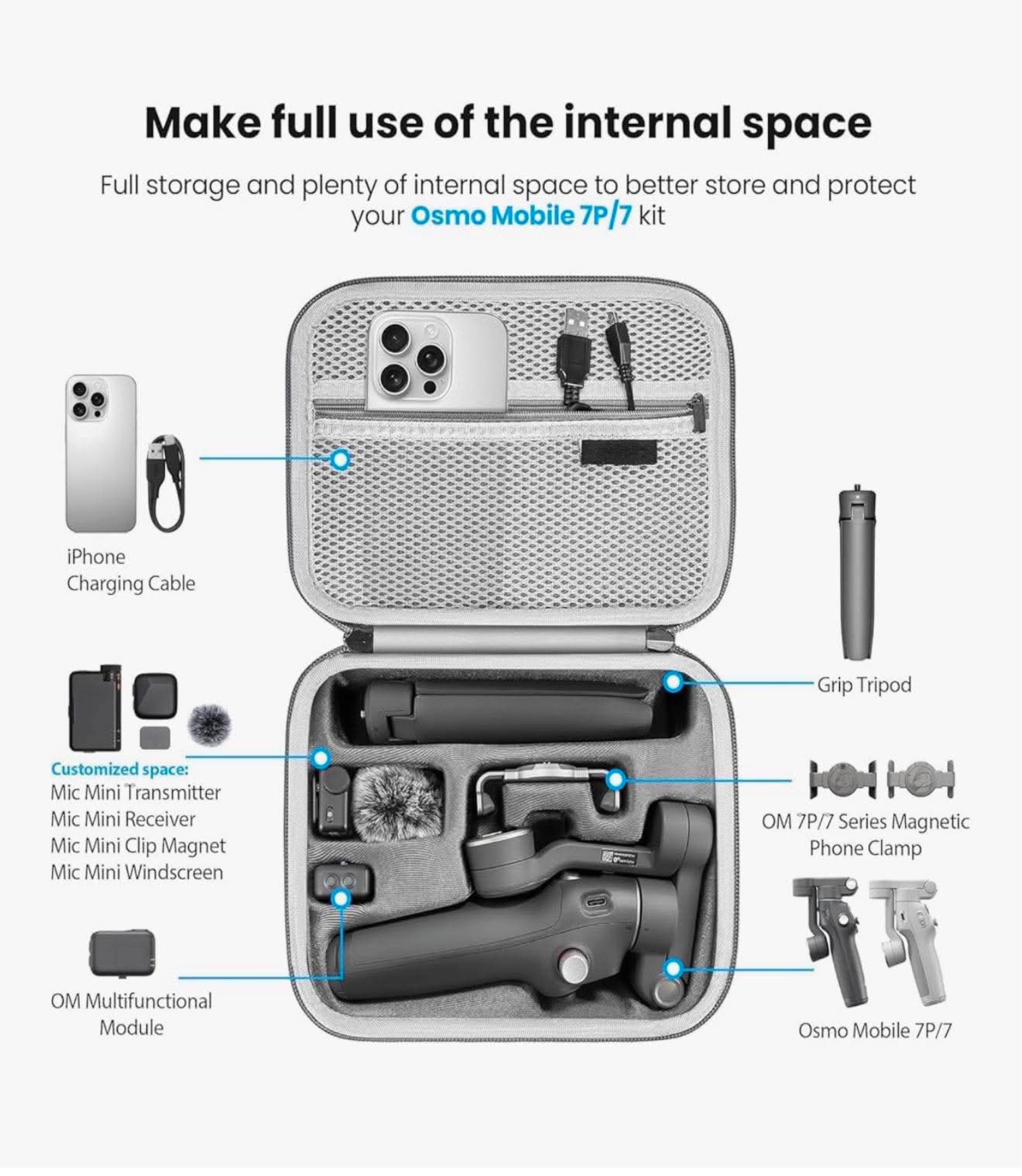 DJI Osmo Mobile 6 Smartphone Gimbal Stabilizer with Case (Category: Gimbals & Stabilizers ) located in Balanga. Submitted by strawberrypoptart (Listing ID 1442393681, Image 2). Description: - DJI Osmo Mobile 6 Gimbal - Perfect for vlogging and stable video - Includes: Gimbal, charging cable, grip tripod, magnetic phone clamp, storage pouch - Comes with a protective carrying case - Everything you need to start filming Get nyo na guys!! Almost bran