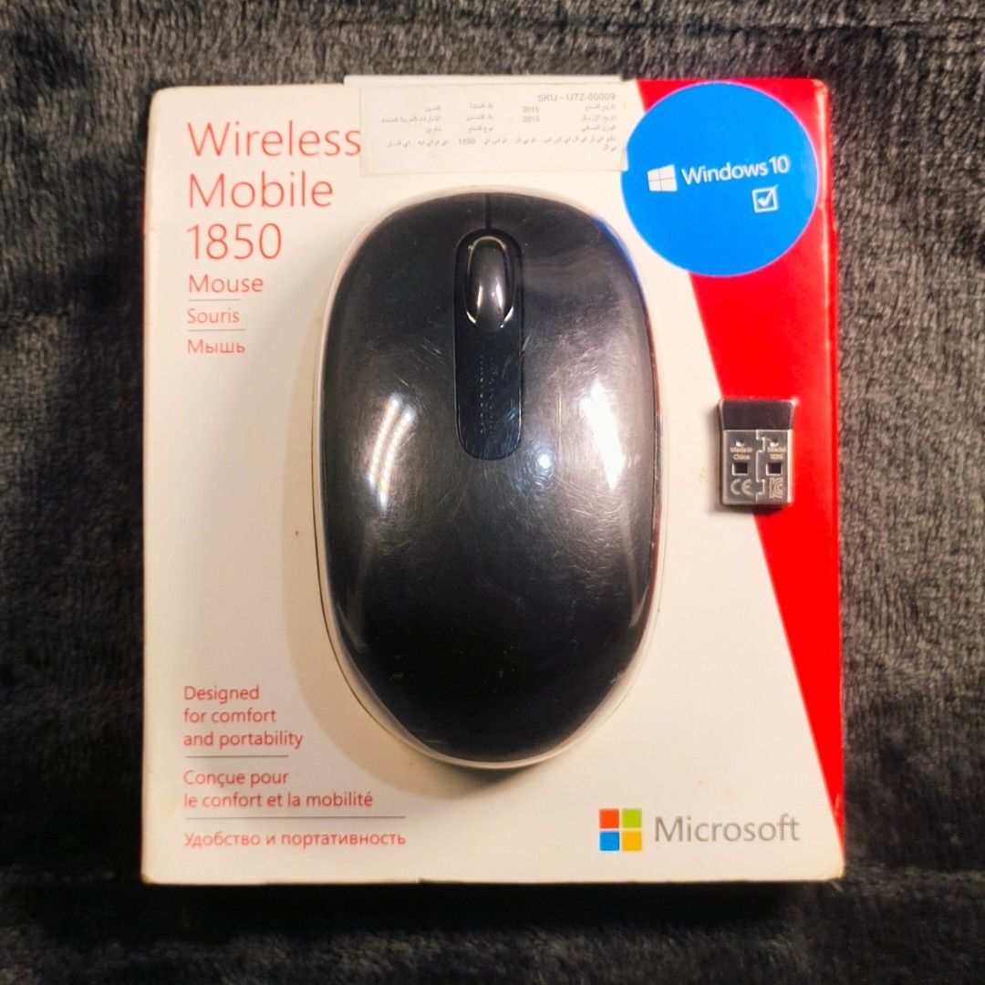 FREE SHIPPING Microsoft Wireless Bluetooth Mobile Mouse 1850 (Category: Mouse & Mousepads) located in Quezon City. Submitted by bccoph (Listing ID 1442348069, Image 1). Description: 🆓🚚FREE SHIPPING within Luzon (J&T) 🟢 AVAILABLE UNLESS MARKED SOLD 📍 Near MRT Cubao QC station 🤝 Meet-ups are highly preferred so you can personally check the item 📑 ITEM DESCRIPTION •CONDITION: Brand new and sealed •REASON FOR SELLING: Decluttering •Bought in UA