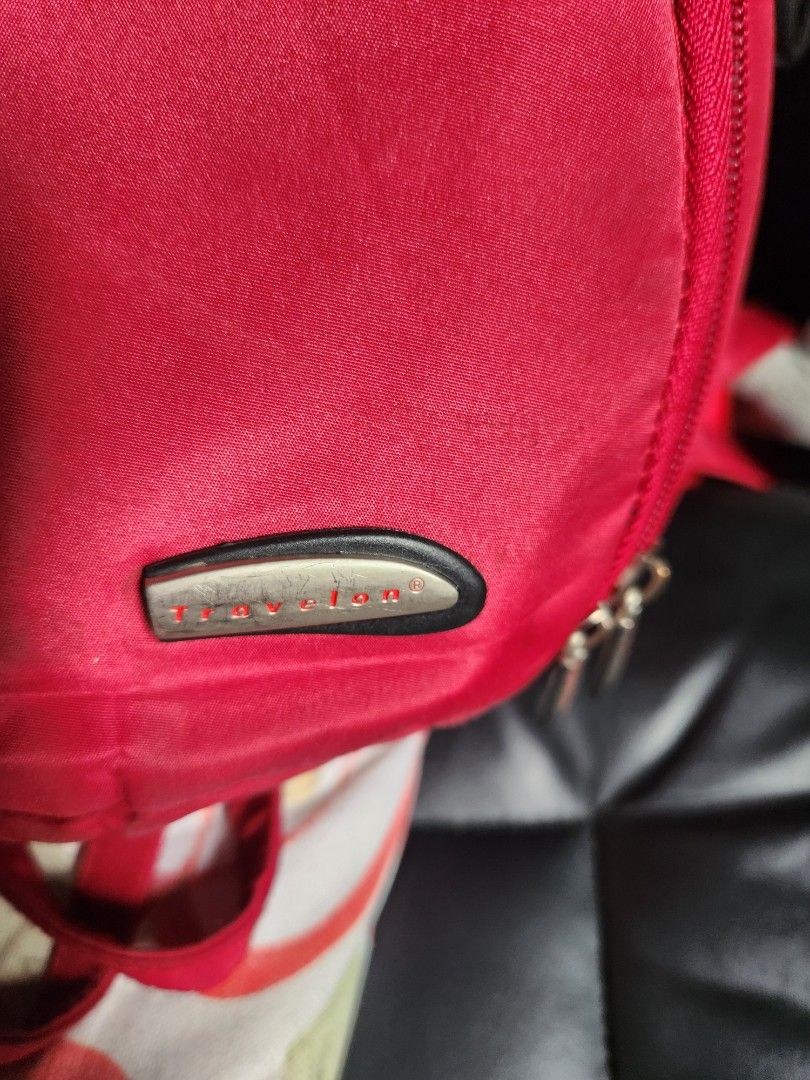 Fs (Category: Backpacks) located in Tarlac. Submitted by margareth24 (Listing ID 1442377618, Image 3). Description: Travelon mini bagpack nylon material.