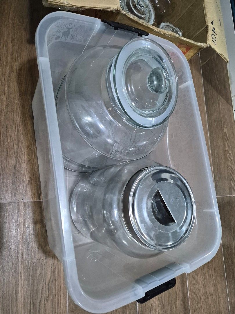 Glass Jars with Lids - Various Sizes475827622663966721
