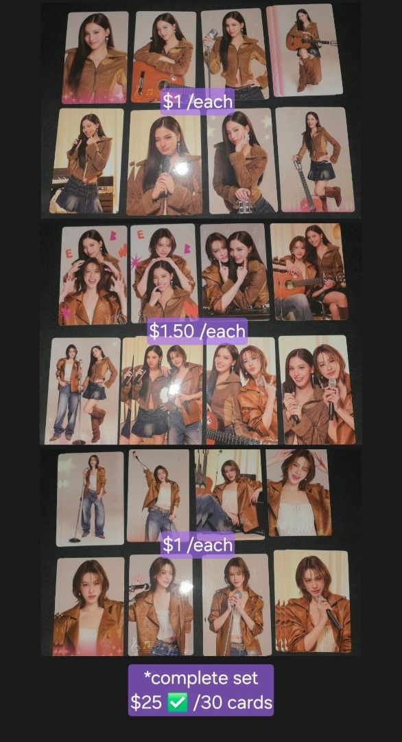 Gmmtv Emibonnie Love Session - Loose / complete set photocards