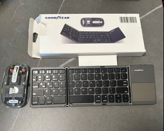 Goodyear Foldable Bluetooth Wireless Keyboard and Mouse Set485424254451066880