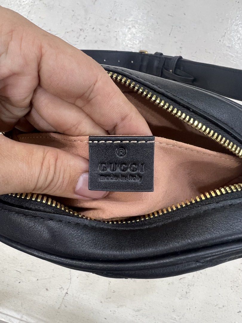 Gucci GG Marmont Matelassé (Category: Luxury Bags & Wallets) located in Bacolod City. Submitted by novymae23 (Listing ID 1442520680, Image 3). Description: Gucci GG Marmont Matelassé Leather Belt Bag Size Small Excellent Condition .