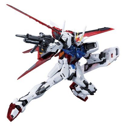 [Gunpla] MG 1/100 Aile Strike Gundam ver.rm Solid Clear (Category: Gundam Model Kits) located in Singapore. Submitted by goh_kh (Listing ID 1442526745, Image 2). Description: - Master Grade 1/100 Aile Strike Gundam Ver.RM - Solid Clear Version - Approximately 17cm tall when assembled - Authentic Bandai Spirits product - Perfect for Gundam collectors and model builders.