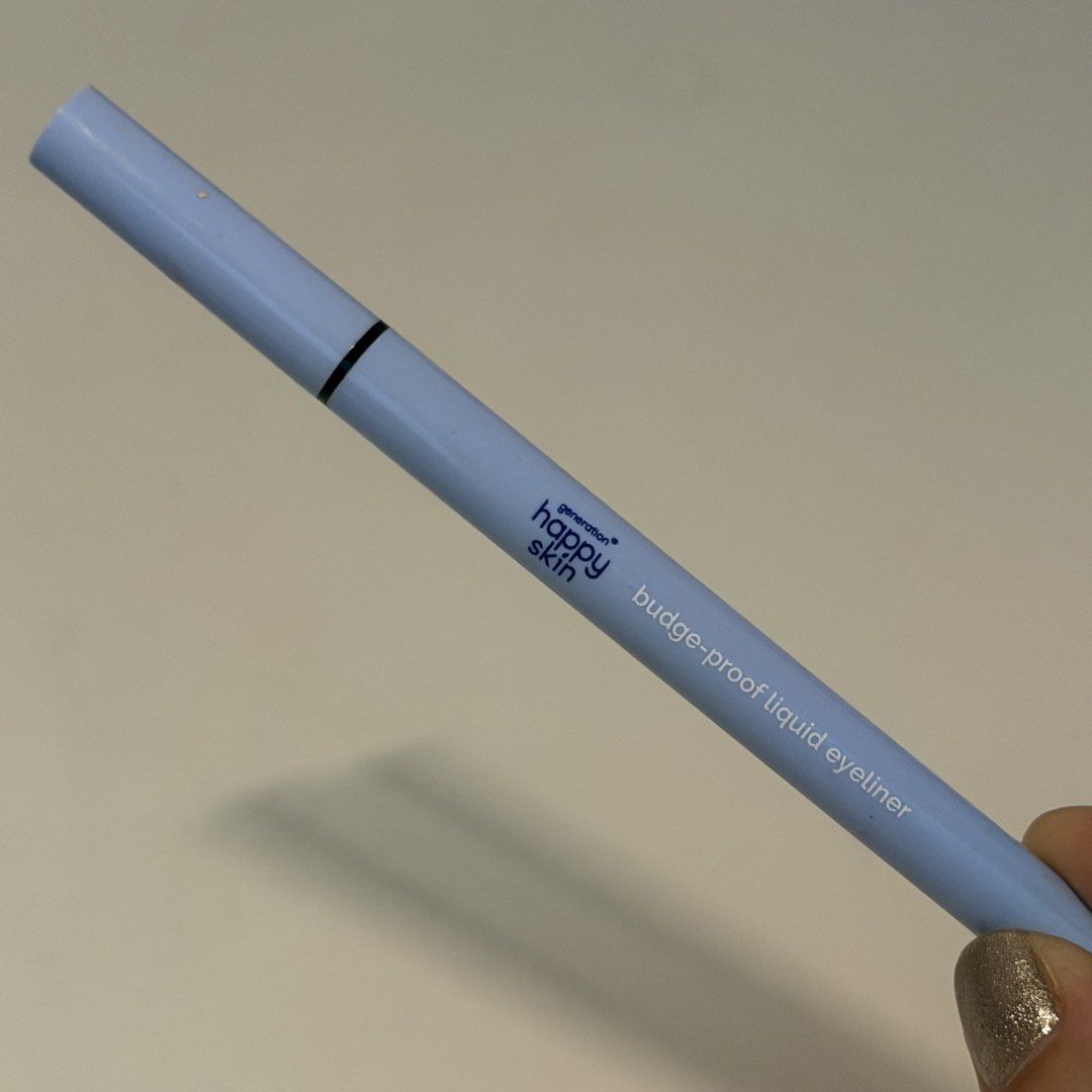Happy Skin Budge-Proof Liquid Eyeliner (Category: Makeup) located in Caloocan City. Submitted by blessedclothingph (Listing ID 1442449406, Image 1). Description: Used once only :) not into eyeliners.