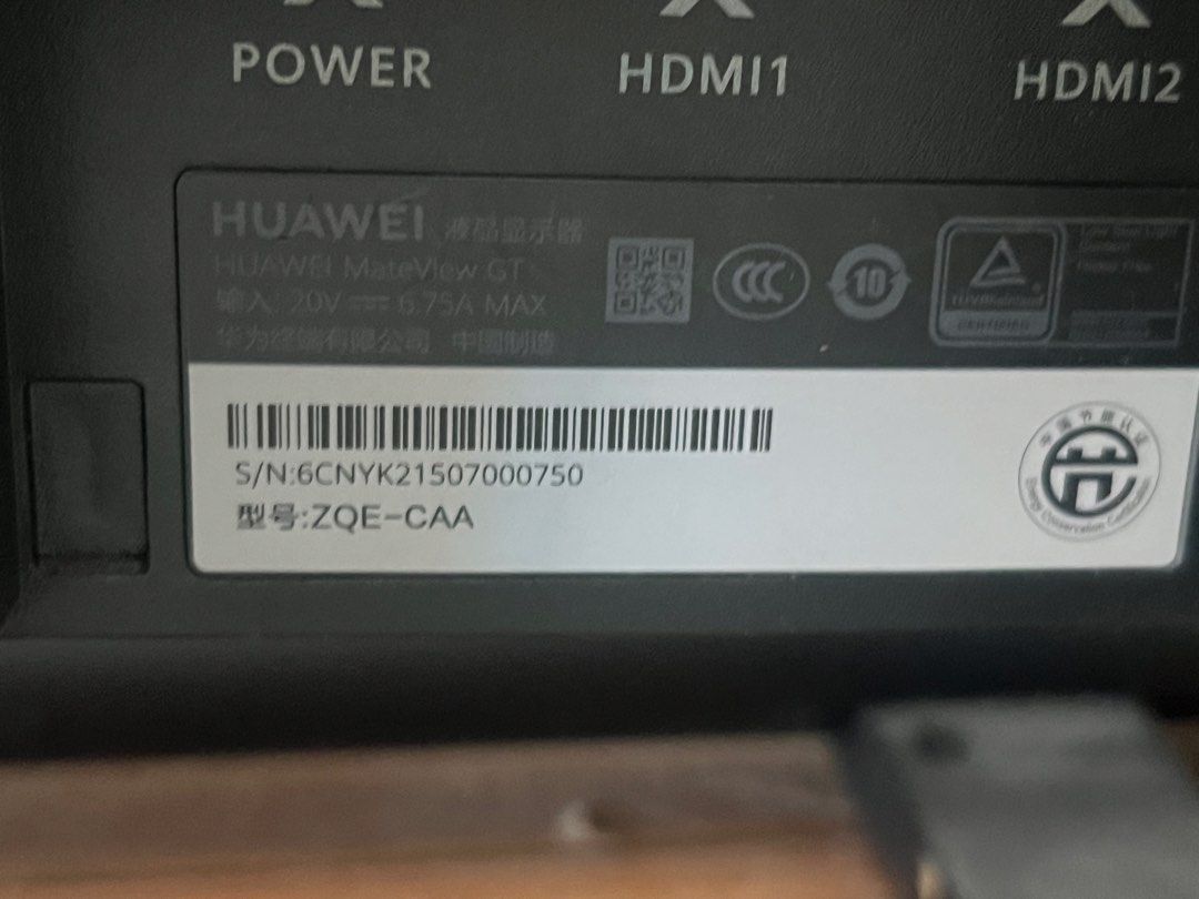 Huaweu MateView Gt (Category: Monitor Screens) located in Taguig. Submitted by baillokate76044 (Listing ID 1442367291, Image 2). Description: Huawei MateView GT 27” Curved Gaming Monitor with box 2560×1440 QHD Resolution 165Hz Refresh Rate 1500R Curved VA Panel Complete with original box Excellent working condition Desk lamp includedp ₱19,999 negotiable .