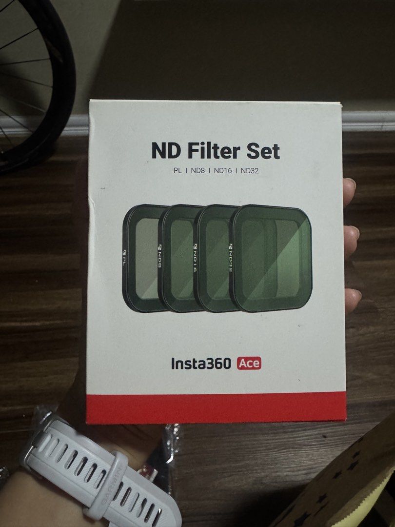 Insta360 Ace ND Filter Set (Category: Cameras) located in Subic. Submitted by cherrylaym (Listing ID 1442423030, Image 1). Description: - Insta360 Ace ND Filter Set - Includes: PL, ND8, ND16, ND32 filters - Perfect for controlling light exposure - Achieve smooth motion blur effects - Please check photos for item condition - Brand new Meet up around Subic Can do J&T or LBC shipping shouldered by buyer.