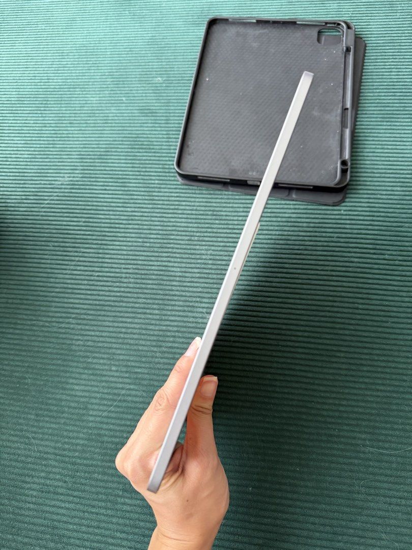 Ipad Pro M2 256GB WITH PENCIL (Category: Cases & Sleeves) located in Quezon City. Submitted by cammi_ (Listing ID 1442428369, Image 2). Description: Selling my ipad pro M2 256gb Space gray Bought Aug 2023 Barely used RFS: not using it. Bought it for Genshin Impact but i dont have time to play haha.