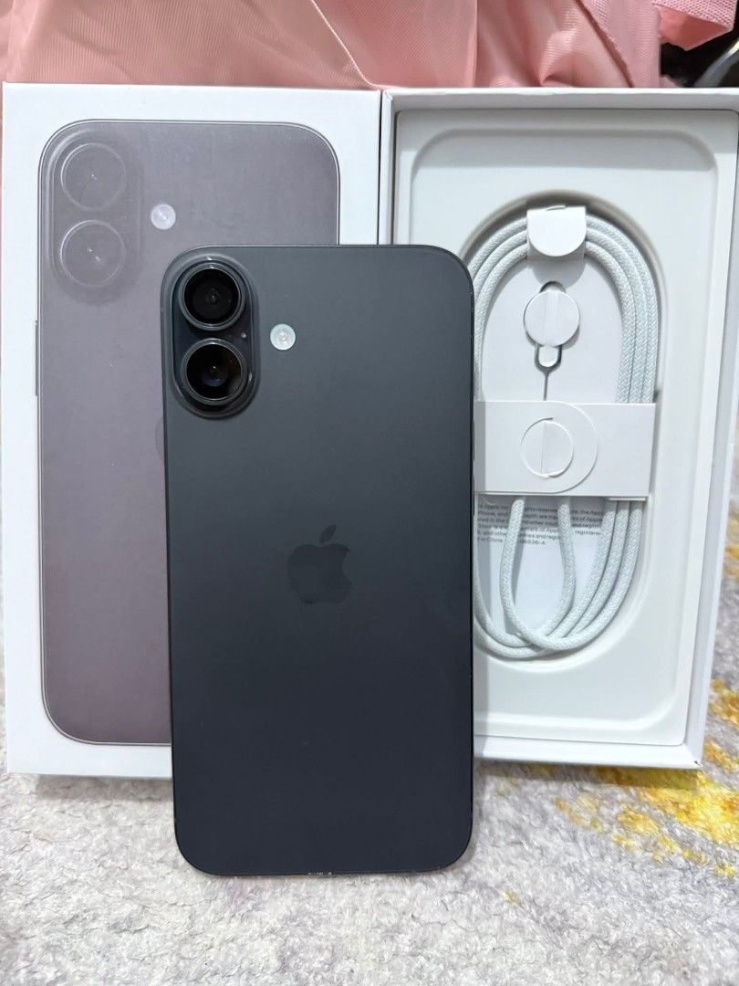 Iphone 16 Plus 128GB FACTORY UNLOCKED NO ISSUE (Category: iPhone 16 Series) located in Manila. Submitted by jtan.0420 (Listing ID 1442540558, Image 3). Description: RUSH 27K IPHONE 16 PLUS128GB FACTORY UNLOCKED NO ISSUE COMPLETE WITH BOX.