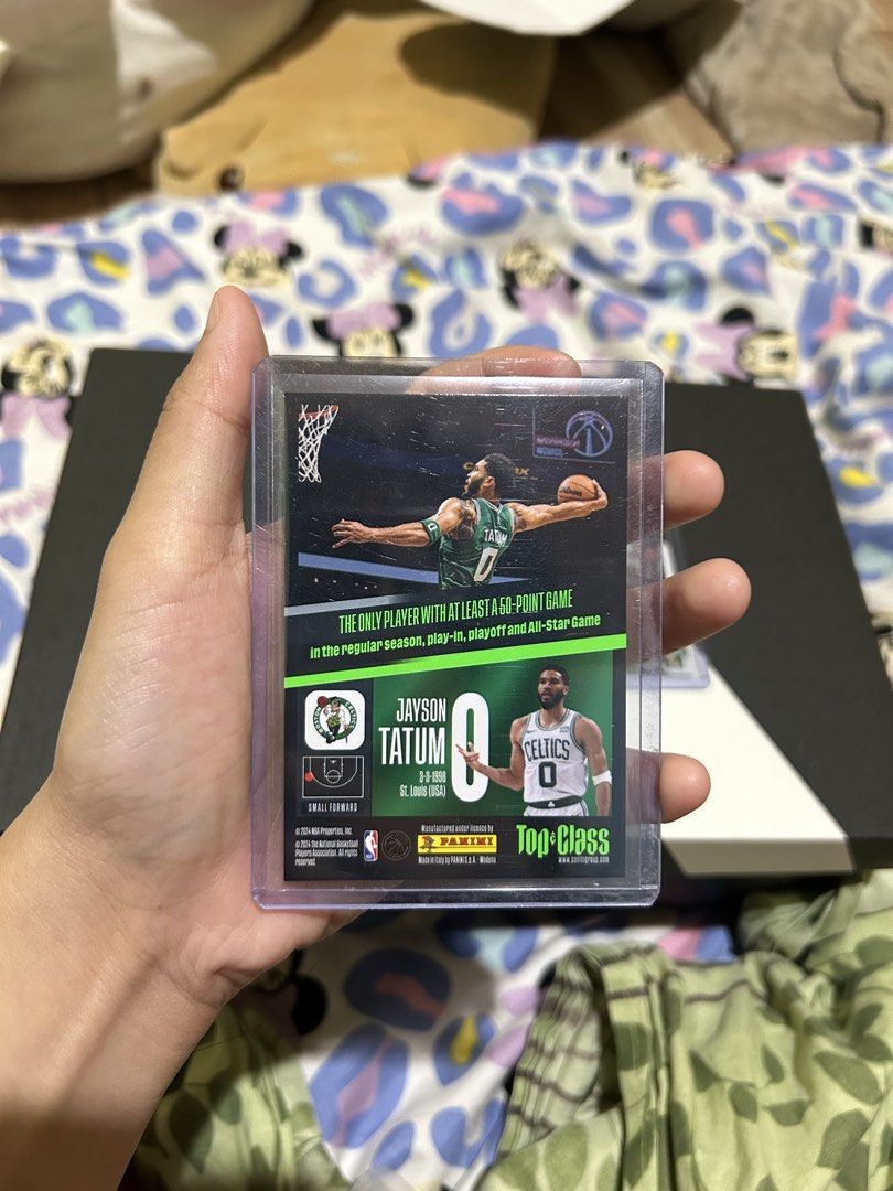 Jayson Tatum 2023-24 Panini NBA Top Class Unbeatable Blue Parallel (Category: Raw Singles) located in San Carlos. Submitted by declutterph2420 (Listing ID 1442511767, Image 3). Description: Unbeatable Blue Parallel #262 Unbeatable #262.