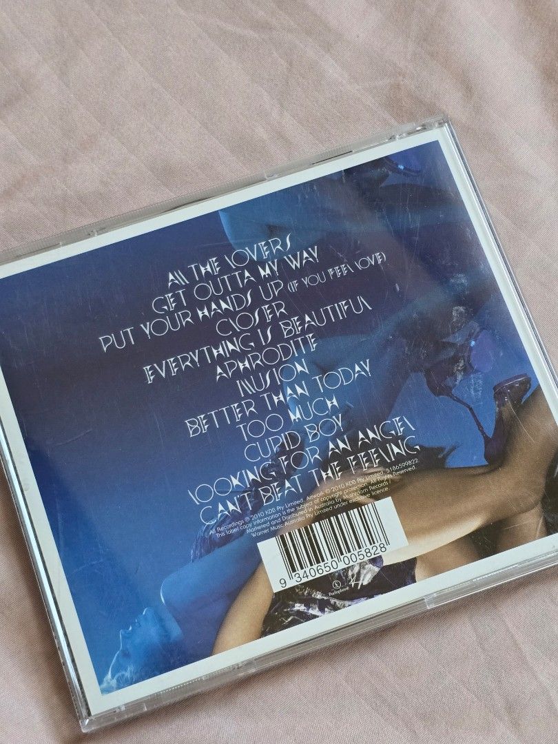 Kylie Minogue APHRODITE CD (Category: CDs & DVDs) located in Katipunan. Submitted by fhebnadela (Listing ID 1442363241, Image 2). Description: .