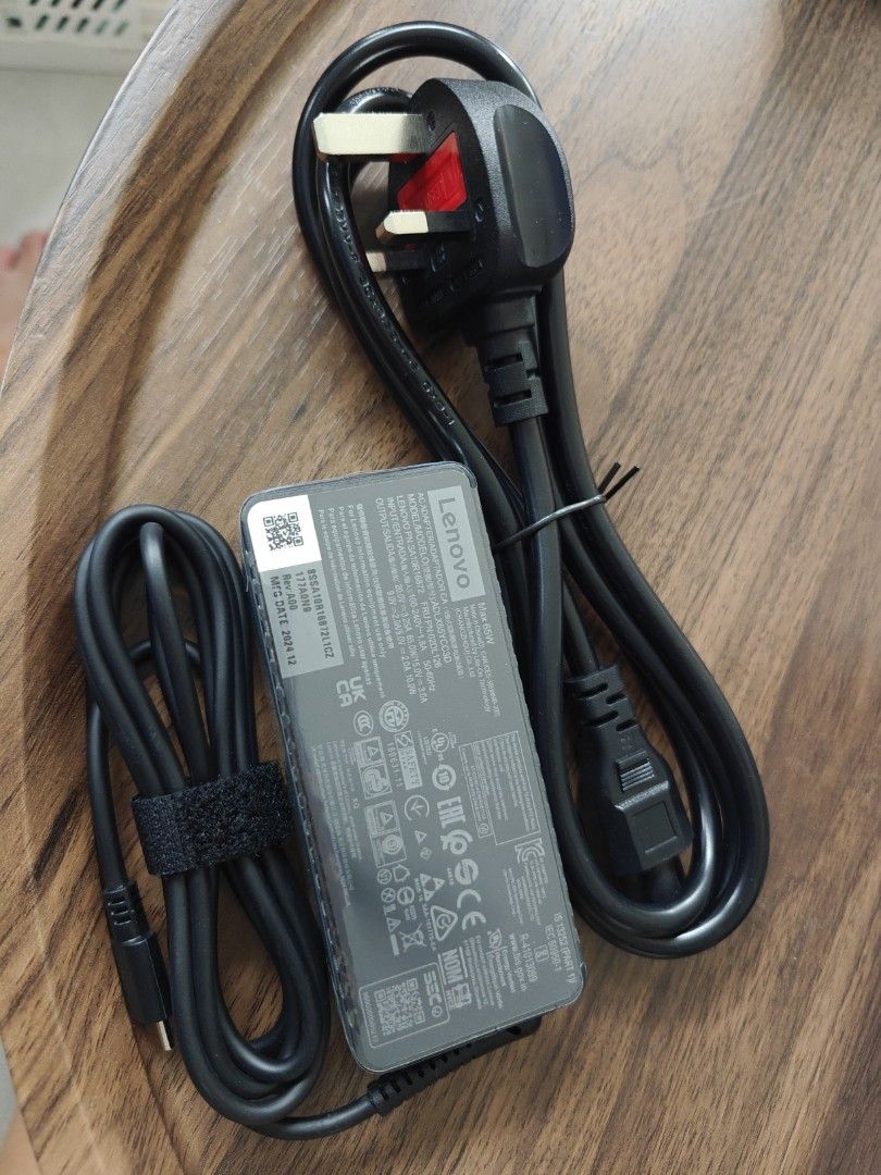 Lenovo Laptop Charger USB-C UK Plug