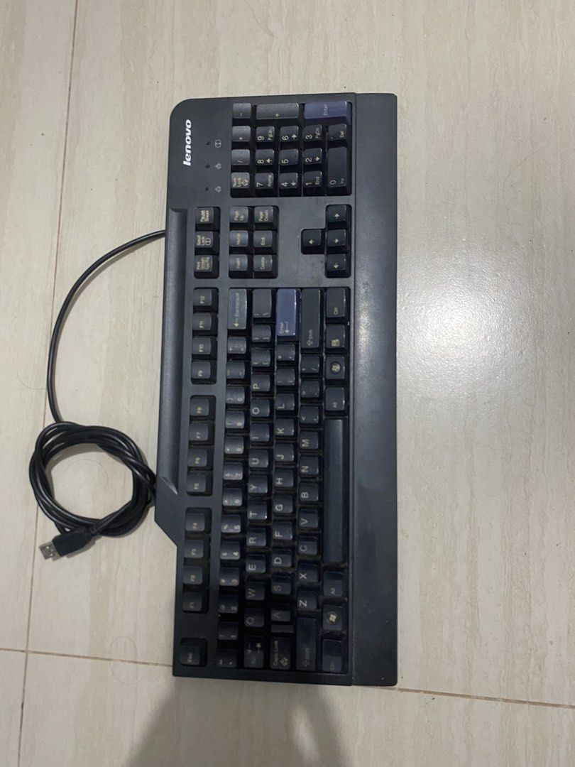 LENOVO Office keyboard (Category: Computer Keyboard) located in Manila. Submitted by ruzzshaltr (Listing ID 1442536283, Image 1). Description: .