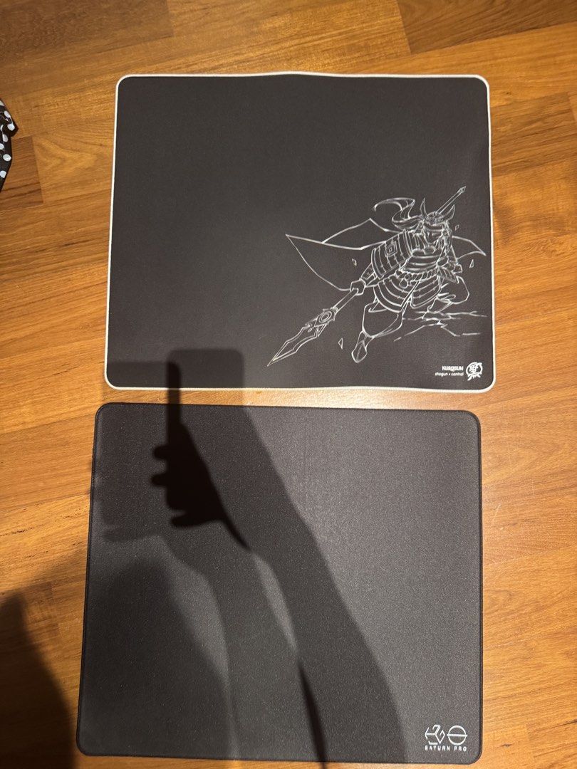LGG Saturn Pro mousepad and Kurosun Shogun Mouspead Both L