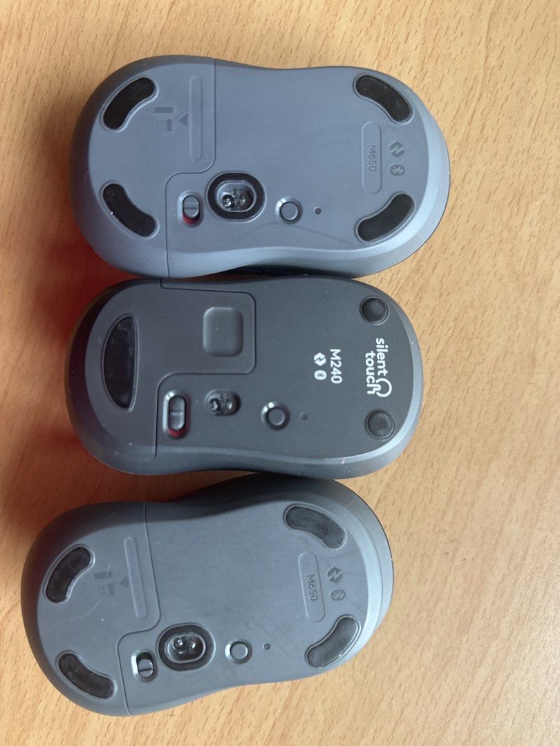 Logitech Wireless Mouse M240 Silent Touch (3 units)475632076085022721