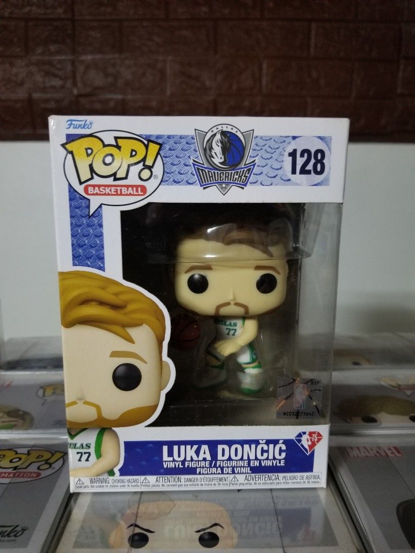 Luka Doncic funko pop (Category: Designer & Blind Box Toys) located in Quezon City. Submitted by chervys (Listing ID 1442535038, Image 1). Description: 9/10 box good condition brandnew lbc jnt grab lalamove.