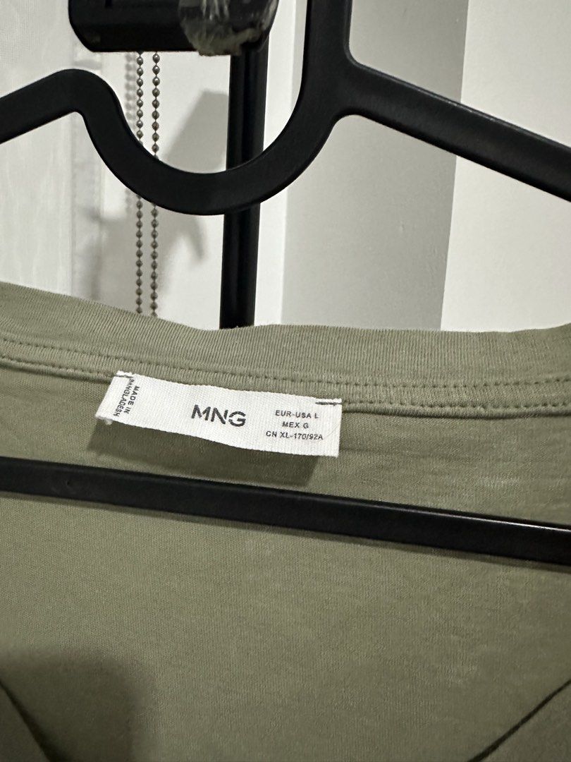 Mango Shirt (Category: Shirts) located in Cebu City. Submitted by lullabaee (Listing ID 1442503021, Image 2). Description: Mango Shirt Size: Large Color: Olive Green Rarely used, no issues, great condition Price: 350 Store bought, original item *Slightly negotiable PM for questions. Buyer will shoulder delivery fee. Seller’s location: Cebu City .