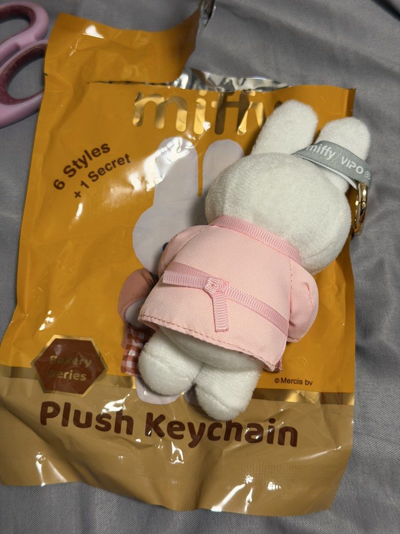 Miffy Bakery Series Plush Keychain - Donut (Category: Plushies & Soft Toys) located in Manila. Submitted by jnndeclutter (Listing ID 1442488082, Image 2). Description: - Miffy Plush Keychain - Bakery Series - Donut Design - Super cute and collectible - Includes keyring - Ideal for decorating bags or keys - Original packaging included Miffy with Donut Bought from HK Unsealed Flat box Can trade to Coffee or Bun.
