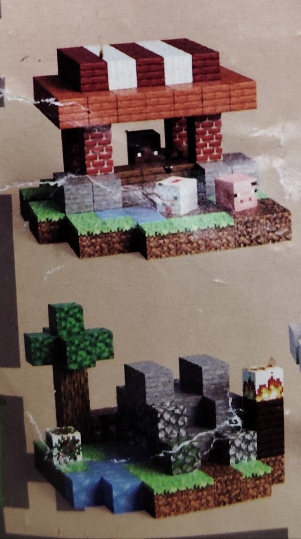 Minecraft bricks （分類：樂高及拼砌組合）位於 Hong Kong。 由 puipui41 提交（商品編號 1442422243，圖片 2）。簡介： 呢盒係Minecraft風格嘅磁力積木，可以砌到好多唔同造型，好似金字塔、小屋咁。入面有好多唔同圖案嘅積木塊，仲有埋迷你人仔。小朋友玩就最啱，可以發揮創意。。