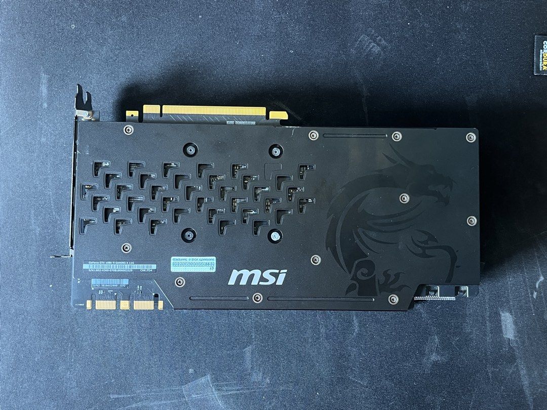 MSI gaming X GTX1080Ti GPU476152232118865922
