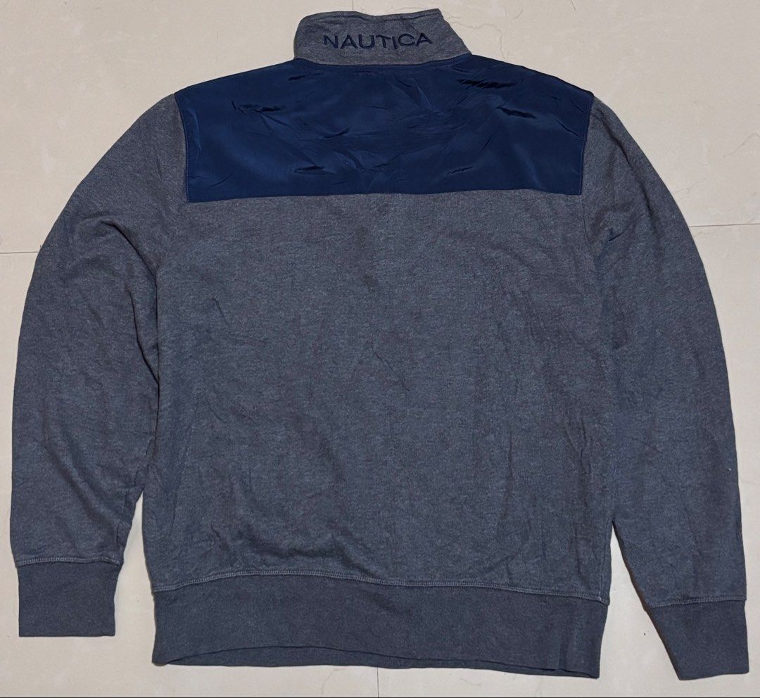 Nautica Quarter Zip Sweater (Category: Coats, Jackets and Outerwear) located in Noveleta. Submitted by nep21 (Listing ID 1442389242, Image 2). Description: Nautica Quarter Zip Sweater Size 23”W x 26”L Lightly used in Excellent condition Selling for 1,500 pesos Noveleta,Cavite location Shipping J&T or Lalamove .