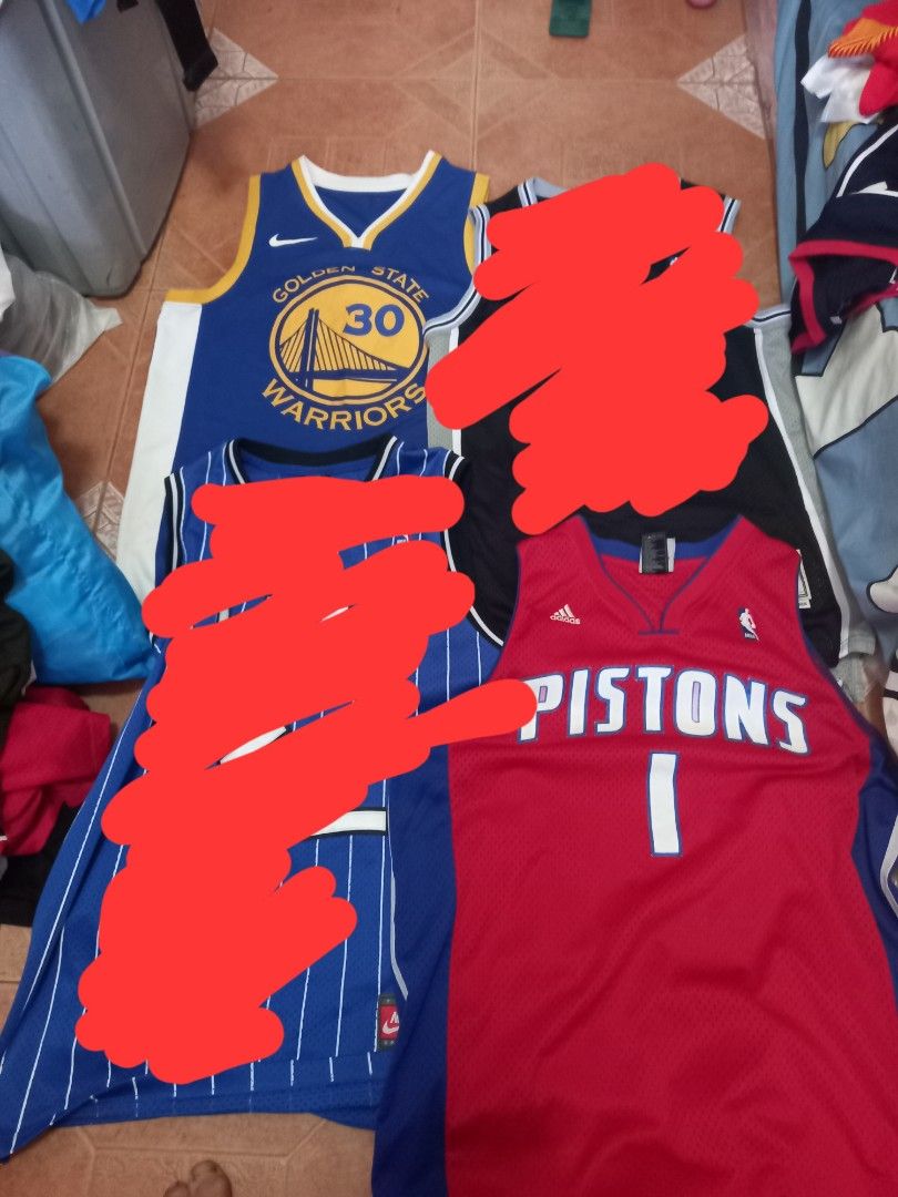 Nba Basketball Jersey Orlando Magic/Lakers Shaquille O'Neal Golden State Warriors Stephen Curry San Antonio Spurs Tim Duncan Detroit Pistons Chauncey Billups L to XL (Category: Activewear) located in Singapore. Submitted by sellingclearingstuff (Listing ID 1441863508, Image 1). Description: pls see measurements PtP all lightly used condition. Piston $17,Spurs $25,Magic $18,Curry $18 take all $70 can wattapps me for fast reply 91123249.