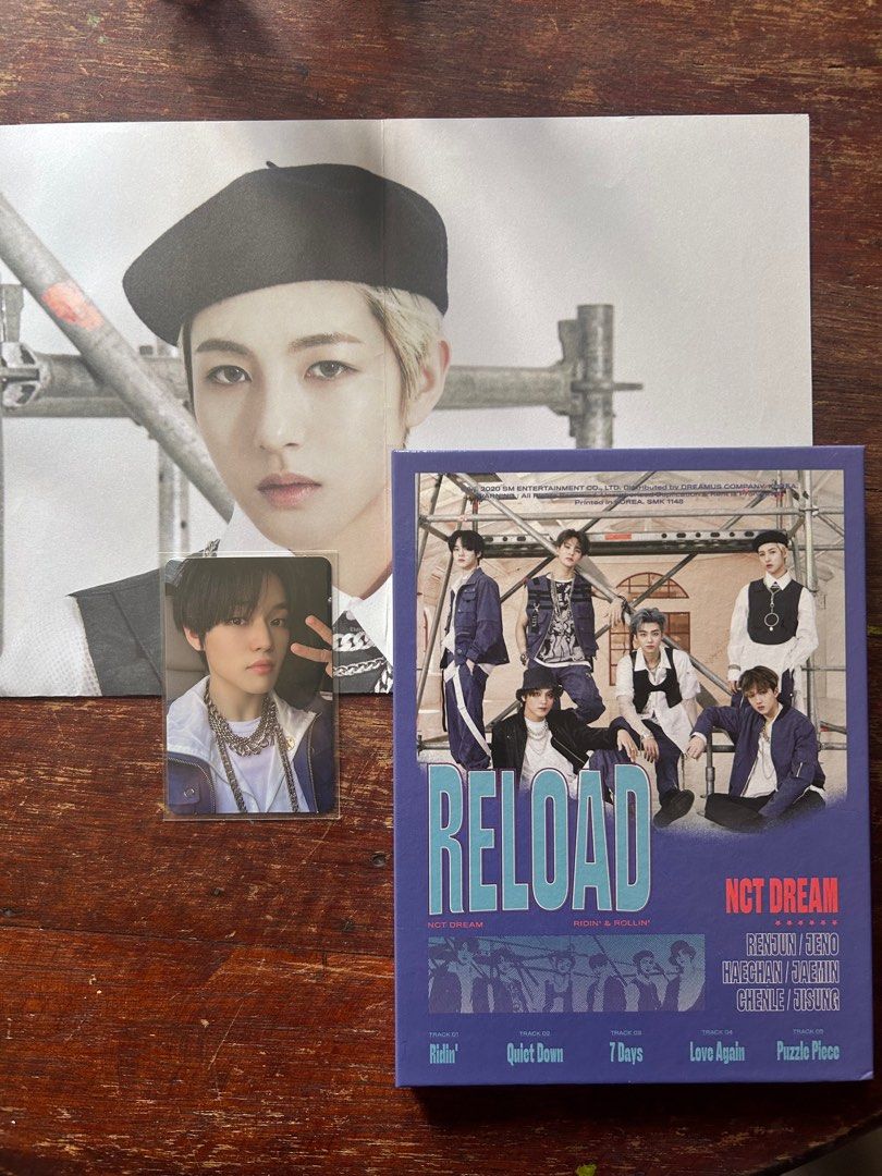 NCT Dream Reload Album Unsealed (Category: K-Wave Merchandise) located in Quezon City. Submitted by macy_c1 (Listing ID 1442404263, Image 1). Description: NCT Dream Reload Rollin' Ver Chenle PC and Renjun Poster MOP: GCash MOD: Lalamove, Grab, J&T Shipping is to be shouldered by the buyer Thank you :).