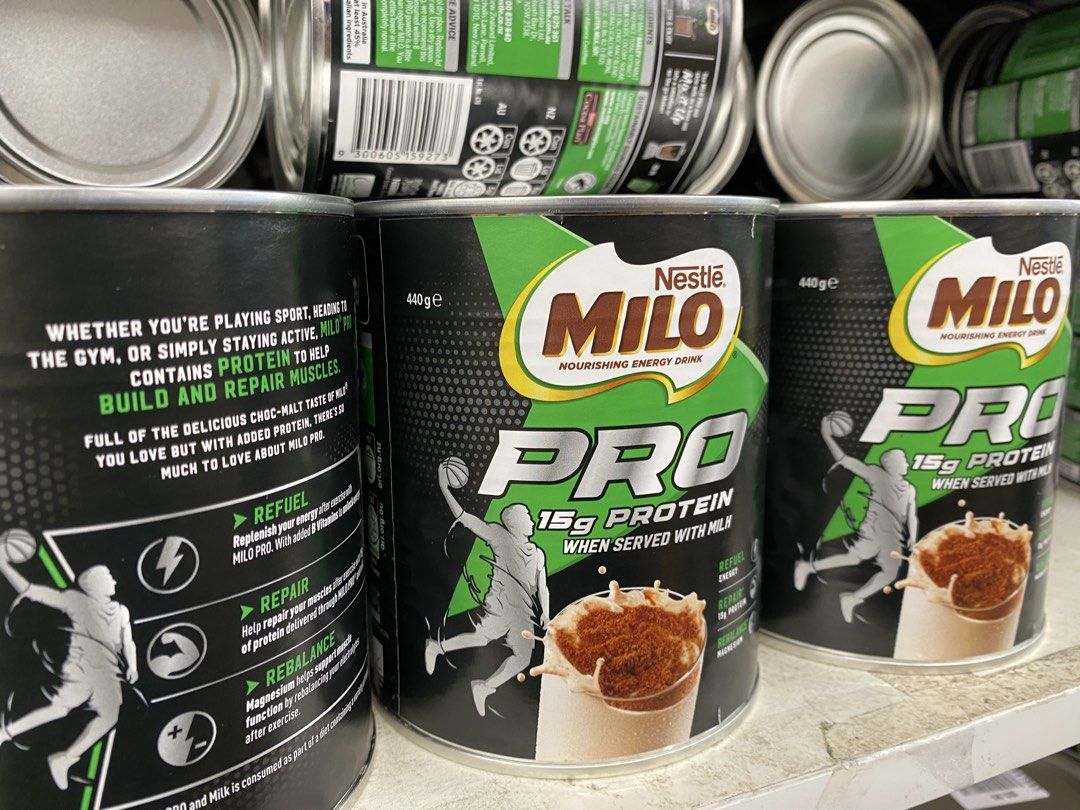 Milo Pro Nestle Milo Pro 15g HIGH Protein/Energy, Food & Drinks, Beverages on ...
